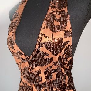 Sexy All-Material Dress